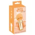 You2Toys - mini masajeador vibrador recargable - silicona amarilla