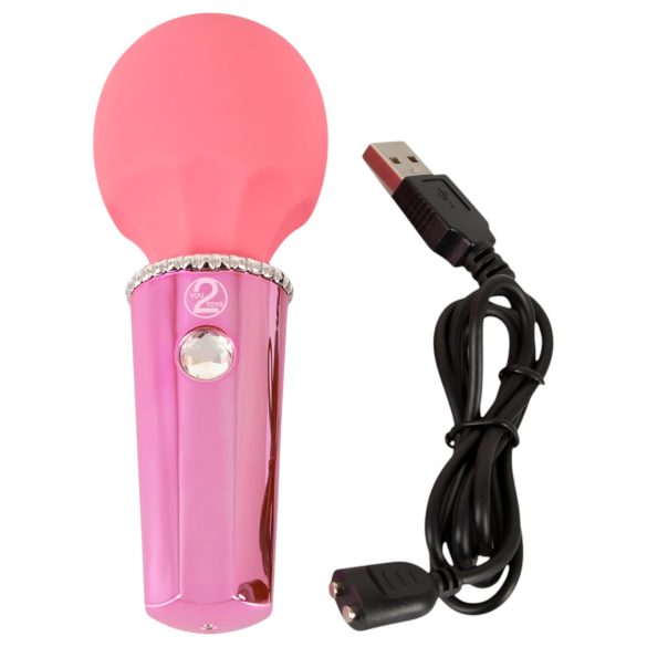 You2Toys Mini Wand - vibrador masajeador recargable (rosa)