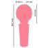 You2Toys Mini Wand - vibrador masajeador recargable (rosa)