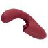 Javida - vibrador 3 en 1 con lengua - silicona roja