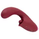Javida - vibrador 3 en 1 con lengua - silicona roja
