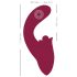 Javida - Vibrador 3 en 1 con lenguas (rojo)