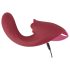 Javida - Vibrador 3 en 1 con lenguas (rojo)