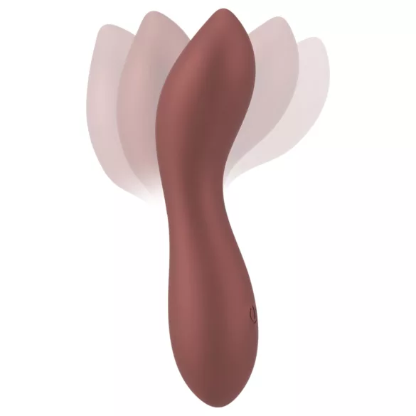 Smile - vibrador punto G mini flexible - silicona bronce