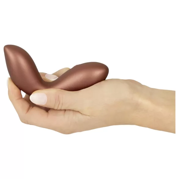 Smile - vibrador punto G mini flexible - silicona bronce