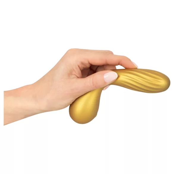 Sweet Smile - Mini vibrador metálico (amarillo)