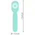 Cuties - mini vibrador masajeador - compacto - silicona menta