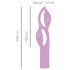 Vibrador Doble Motor Recarcable Lila - You2Toys Fabulous