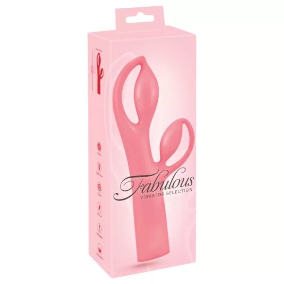 You2Toys Fabulous - vibrador con brazo para clítoris recargable - silicona rosa