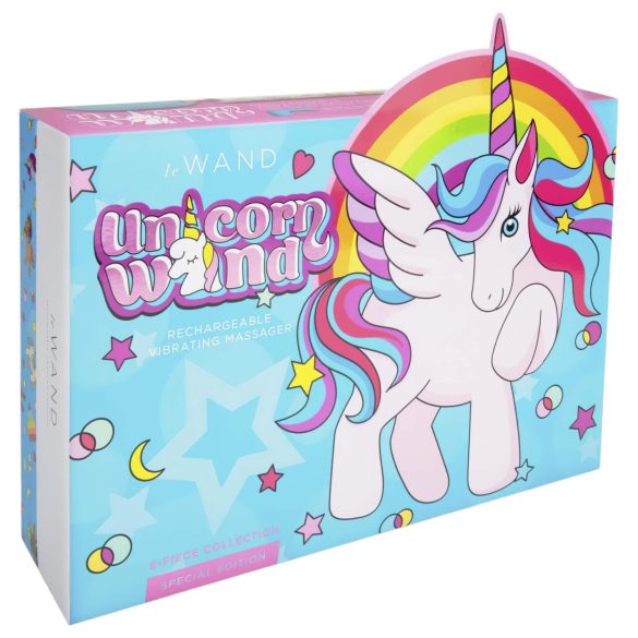 Le Wand Unicorn - set de masajeador vibrador (arcoíris)
