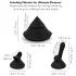 The Cowgirl Cone - máquina sexual premium controlada por app - con 2 accesorios intercambiables, 20 modos de vibración (negro)