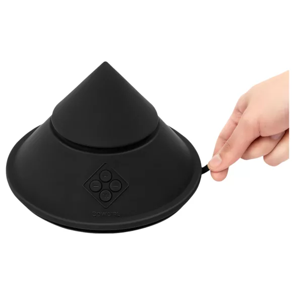 The Cowgirl Cone - máquina sexual premium controlada por app - con 2 accesorios intercambiables, 20 modos de vibración (negro)