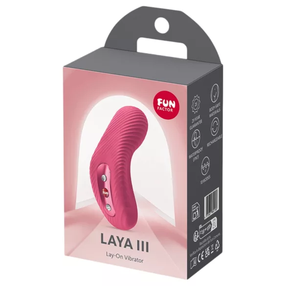 Fun Factory Laya III - vibrador de clítoris impermeable (rosa)