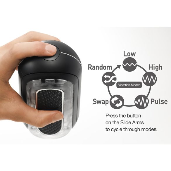 TENGA Flip Zero - potente masturbador (negro)