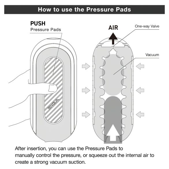 TENGA Flip Zero - potente masturbador (negro)