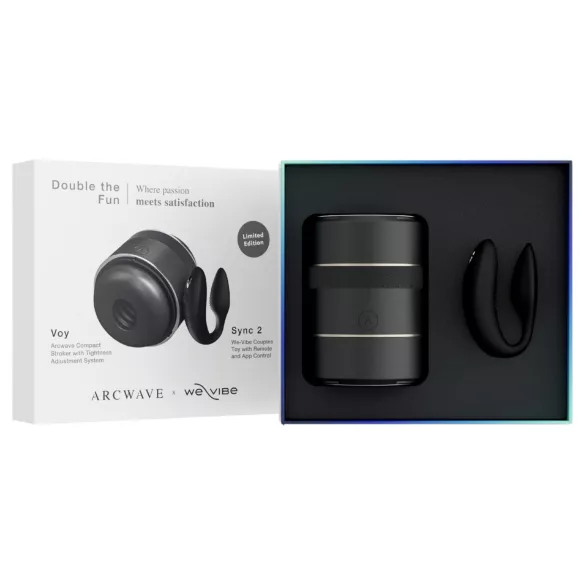 Arcwave Voy y We-Vibe Sync 2 - Set Double the Fun (negro)