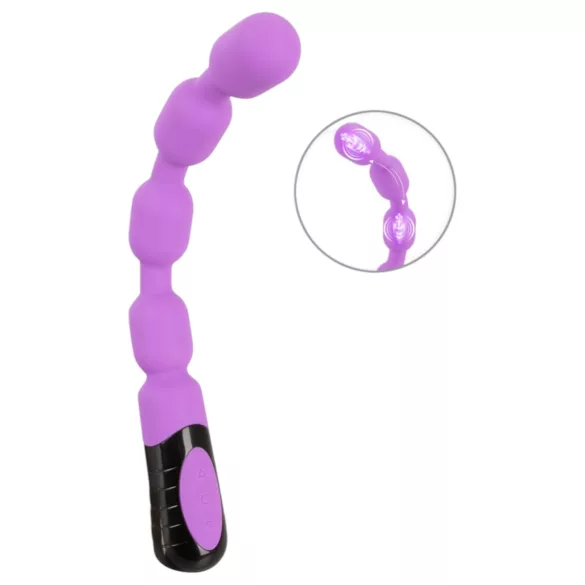 You2Toys - vibrador punto G y próstata con perlas - silicona lila