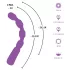 You2Toys - vibrador punto G y próstata con perlas - silicona lila