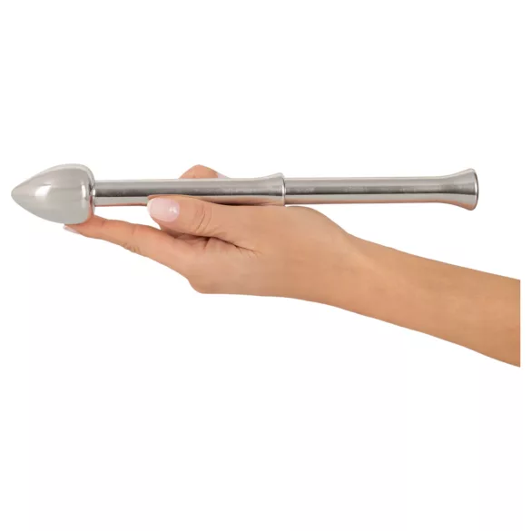 Rebel - vibrador prostático metálico (plateado)