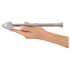 Rebel - vibrador prostático metálico (plateado)