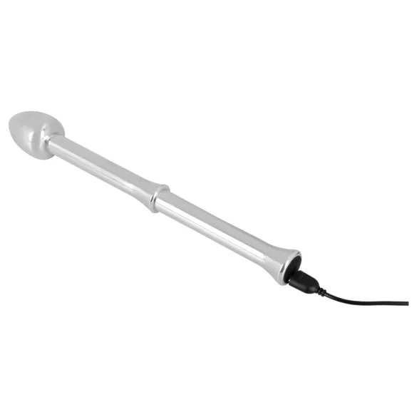 Rebel - vibrador prostático metálico (plateado)