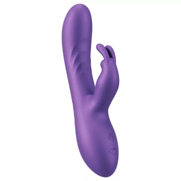 Smile - vibrador con estimulador de clítoris - silicona - lila
