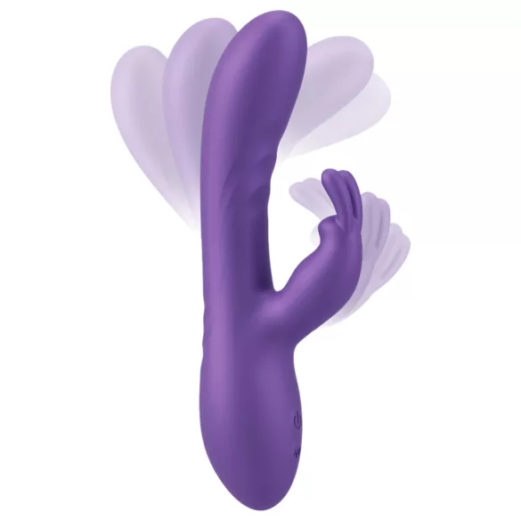 Smile - vibrador con estimulador de clítoris - silicona - lila