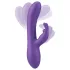 Smile - vibrador con estimulador de clítoris - silicona - lila