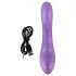 Smile - vibrador con estimulador de clítoris - silicona - lila