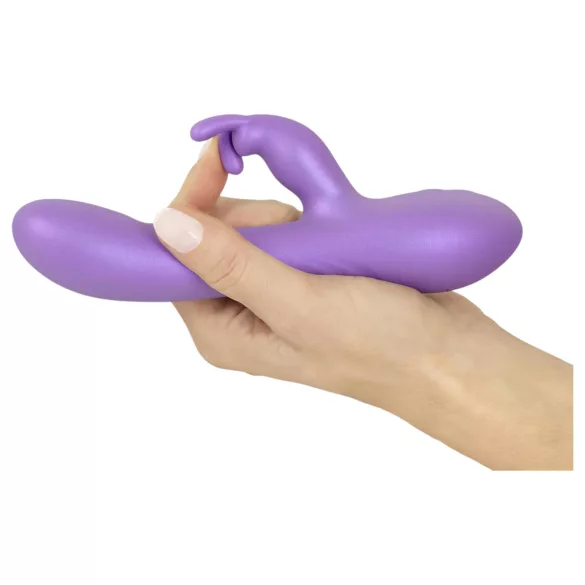 Smile - vibrador con estimulador de clítoris - silicona - lila