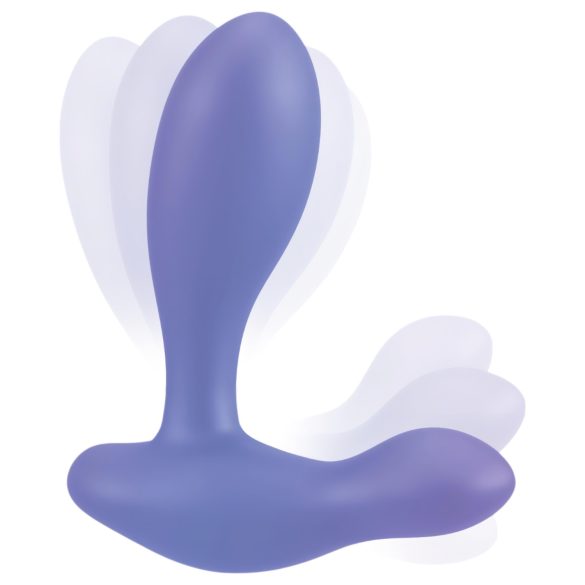 Smile - plug anal vibrador - silicona azul
