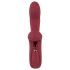 Javida 2 Funciones Conejito - Vibrador recargable con estimulador (rojo)