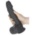 Naked Addiction - vibrador negro rotativo realista