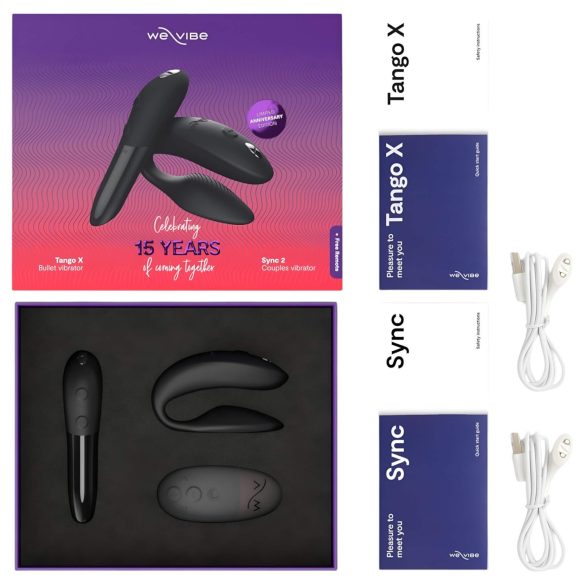 We-Vibe Collection - vibrador para parejas - set - silicona negro
