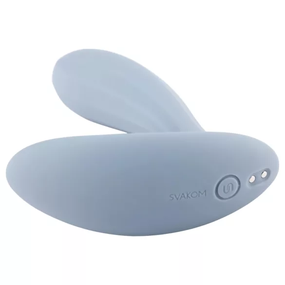 Svakom Erica - vibrador portátil controlado por app para llevar puesto (azul)