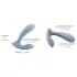Svakom Erica - vibrador portátil controlado por app para llevar puesto (azul)