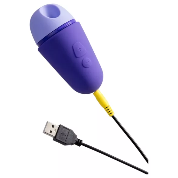 ROMP Free X - succionador de clítoris recargable por ondas - silicona lila