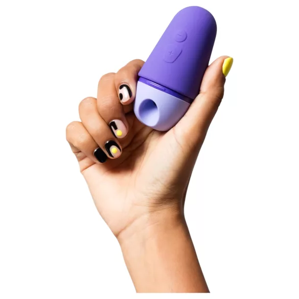 ROMP Free X - succionador de clítoris recargable por ondas - silicona lila