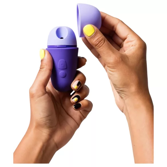 ROMP Free X - succionador de clítoris recargable por ondas - silicona lila