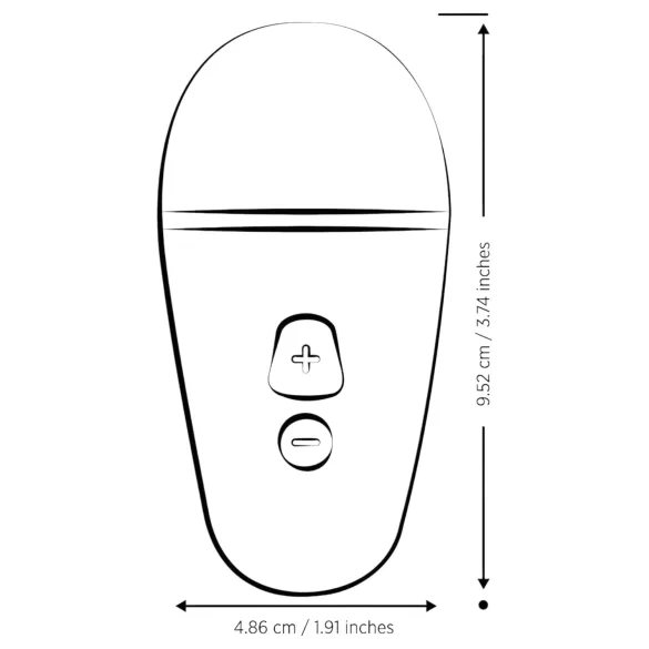 ROMP Free X - succionador de clítoris recargable por ondas - silicona lila