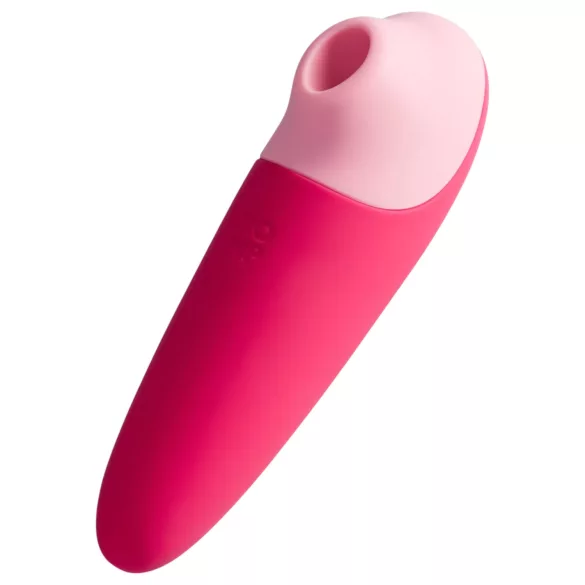 ROMP Shine X - succionador de clítoris recargable con ondas - silicona rosa