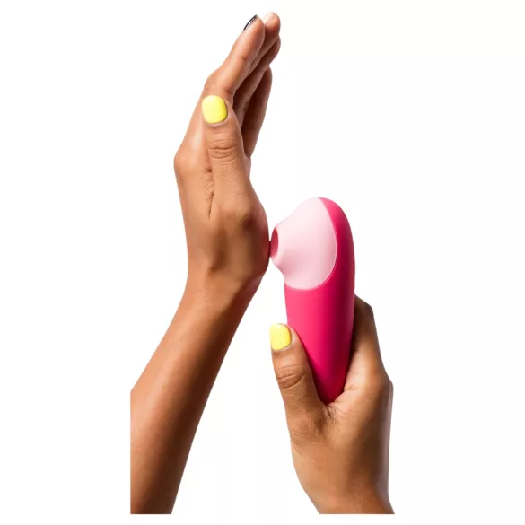 ROMP Shine X - succionador de clítoris recargable con ondas - silicona rosa