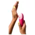ROMP Shine X - succionador de clítoris recargable con ondas - silicona rosa
