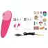 ROMP Shine X - succionador de clítoris recargable con ondas - silicona rosa