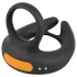 Rebel - anillo para pene vibrador y estimulador testicular - silicona negra