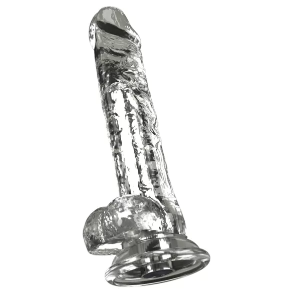 Crystal - Consolador con ventosa (transparente)