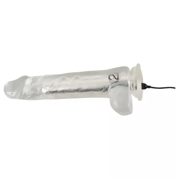 Crystal - Consolador con ventosa (transparente)