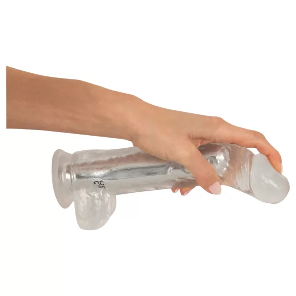 Crystal - Consolador con ventosa (transparente)