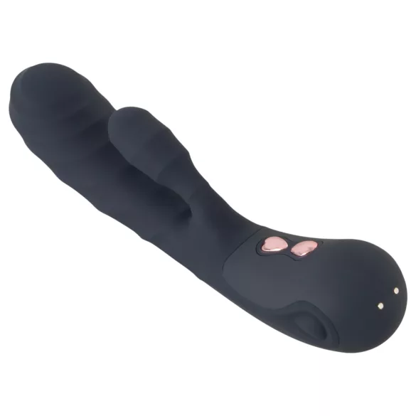 You2Toys - Oh! Rabbit vibrador con brazo para el clítoris (negro)