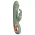 You2Toys - vibrador con estimulador de clítoris - silicona verde